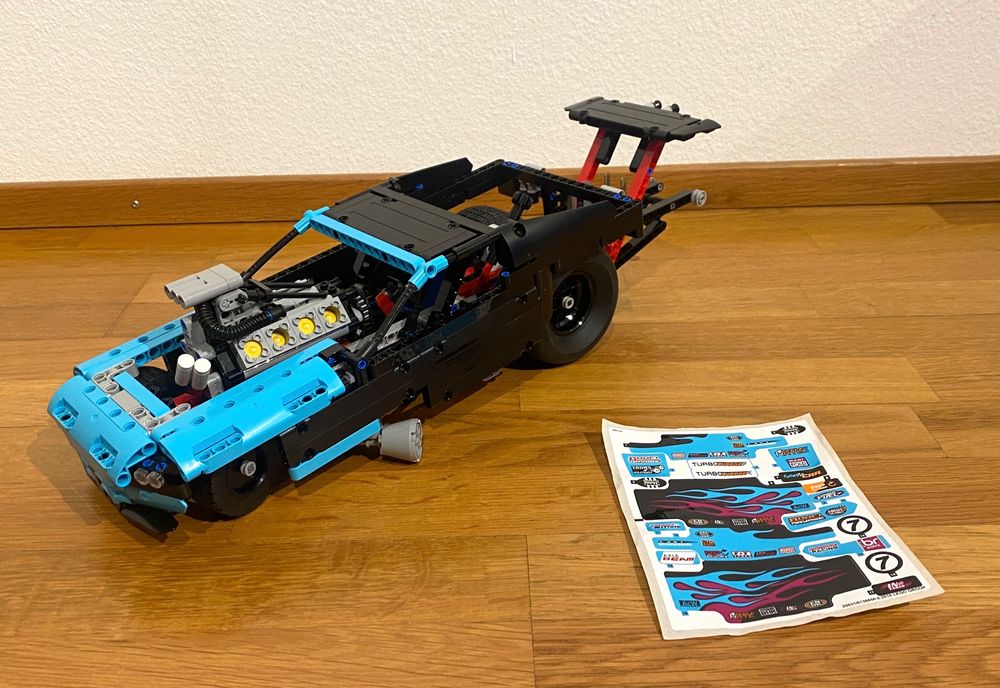 LEGO Technic Auto Rennwagen 42050 Drag Racer Dragster kpl. (Gebraucht ...