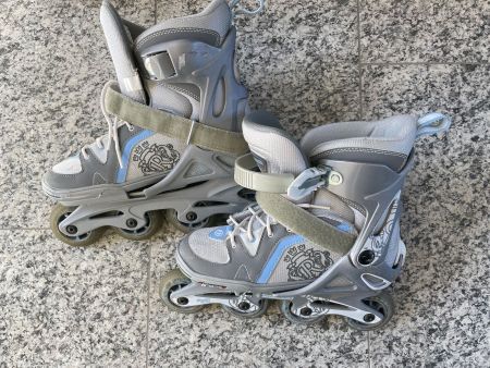 Rollerblades, Groesse 36,5 -40.5 grössenverstellbar in grau