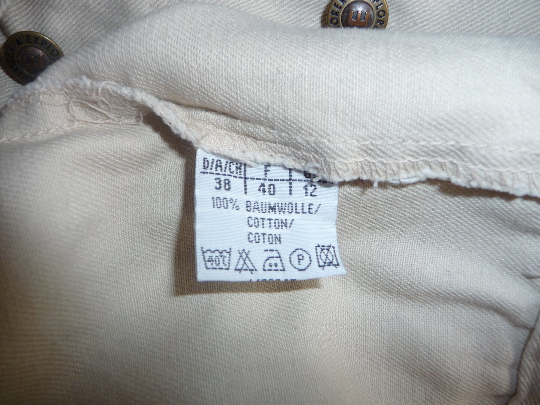 Giacche: Jacke /Jeansjacke beige, Grösse 38 – Usato da Kehrsatz venduto da Louvitesse 2