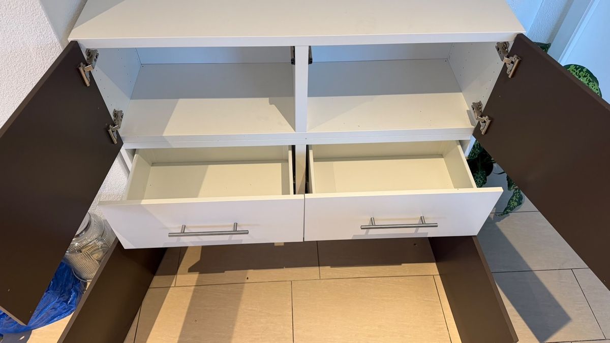 Scaffali: Regal Double sideboard white&brown – Usato da Zürich venduto da Buymore93 2