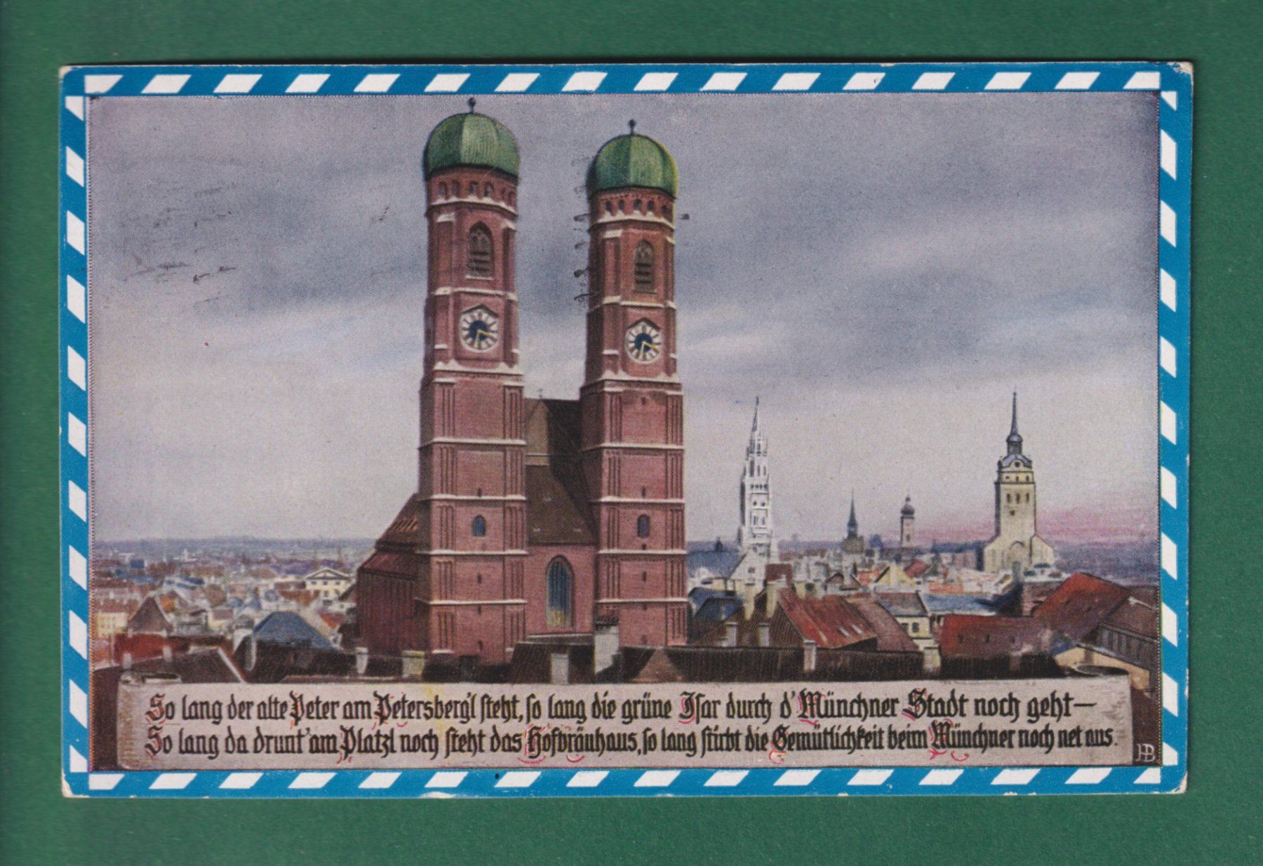 Cartes postales: MÜNCHEN - Teilansicht - 1926 – D'occasion à Pully par nicecards-shop