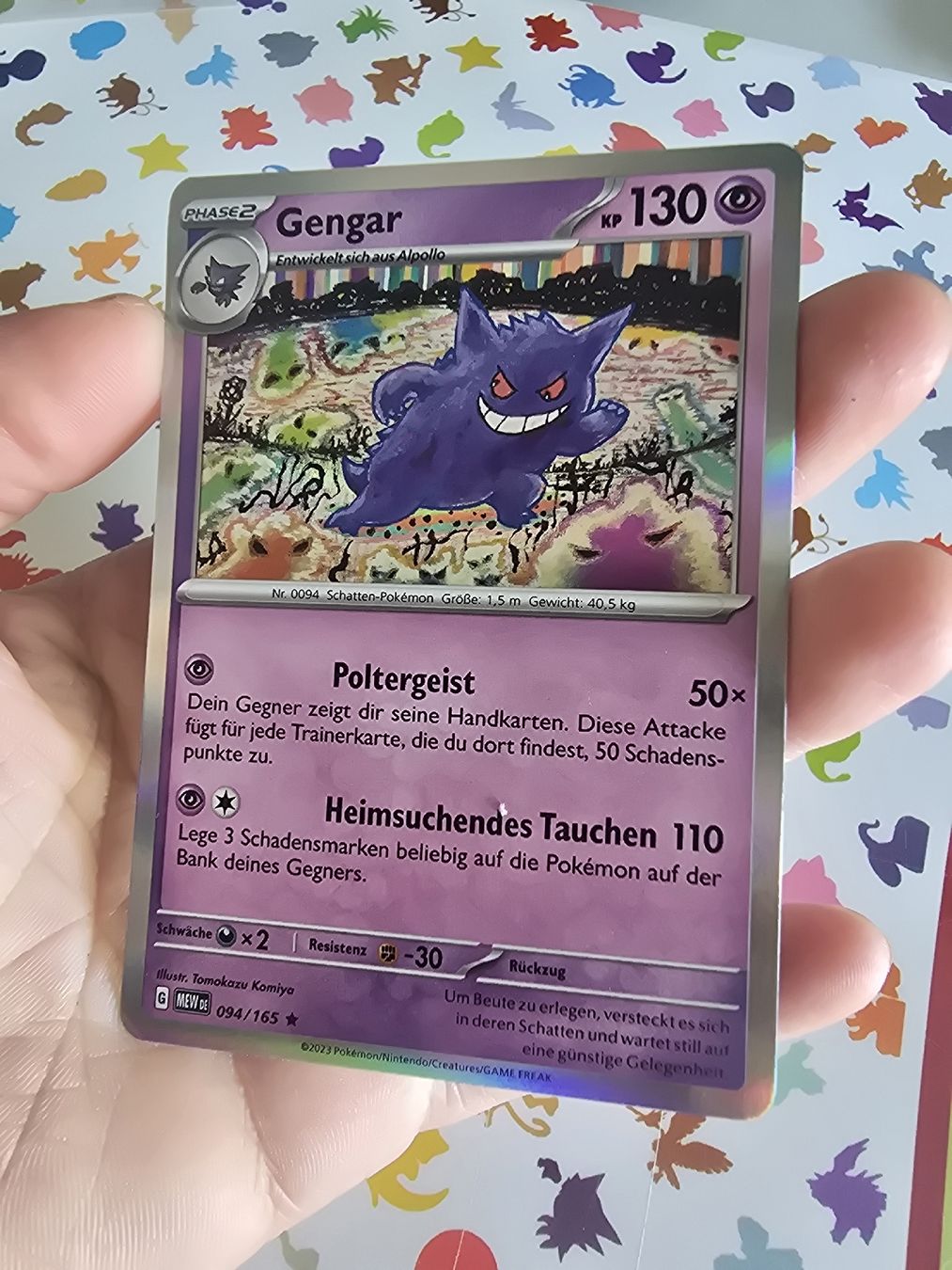 Pokémon Carte collezionabili: Pokemon, Gengar Holo 094/165, DE – Nuovo (secondo la descrizione) da Pfäffikon SZ venduto da gmw_8nk9 3