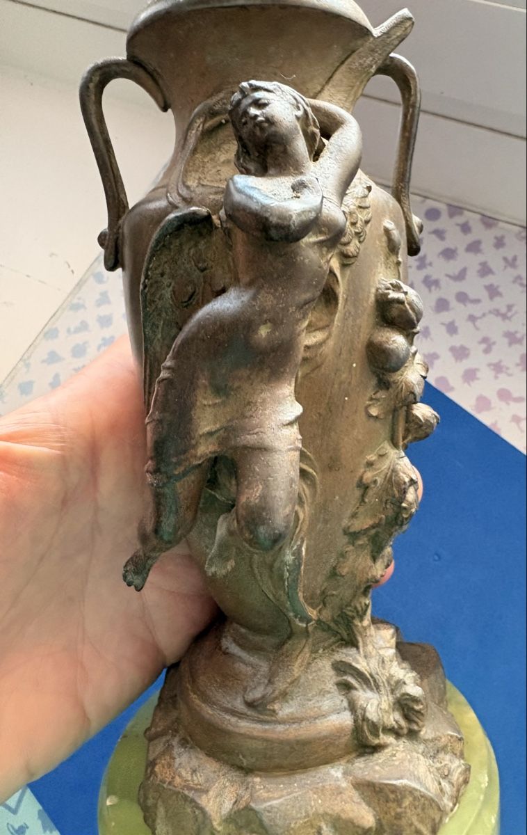 Vasi & Recipienti: Vase ancien marbre vert, unique! – Usato da Carouge GE venduto da irma016 1