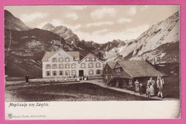 Meglisalp am Säntis belebt