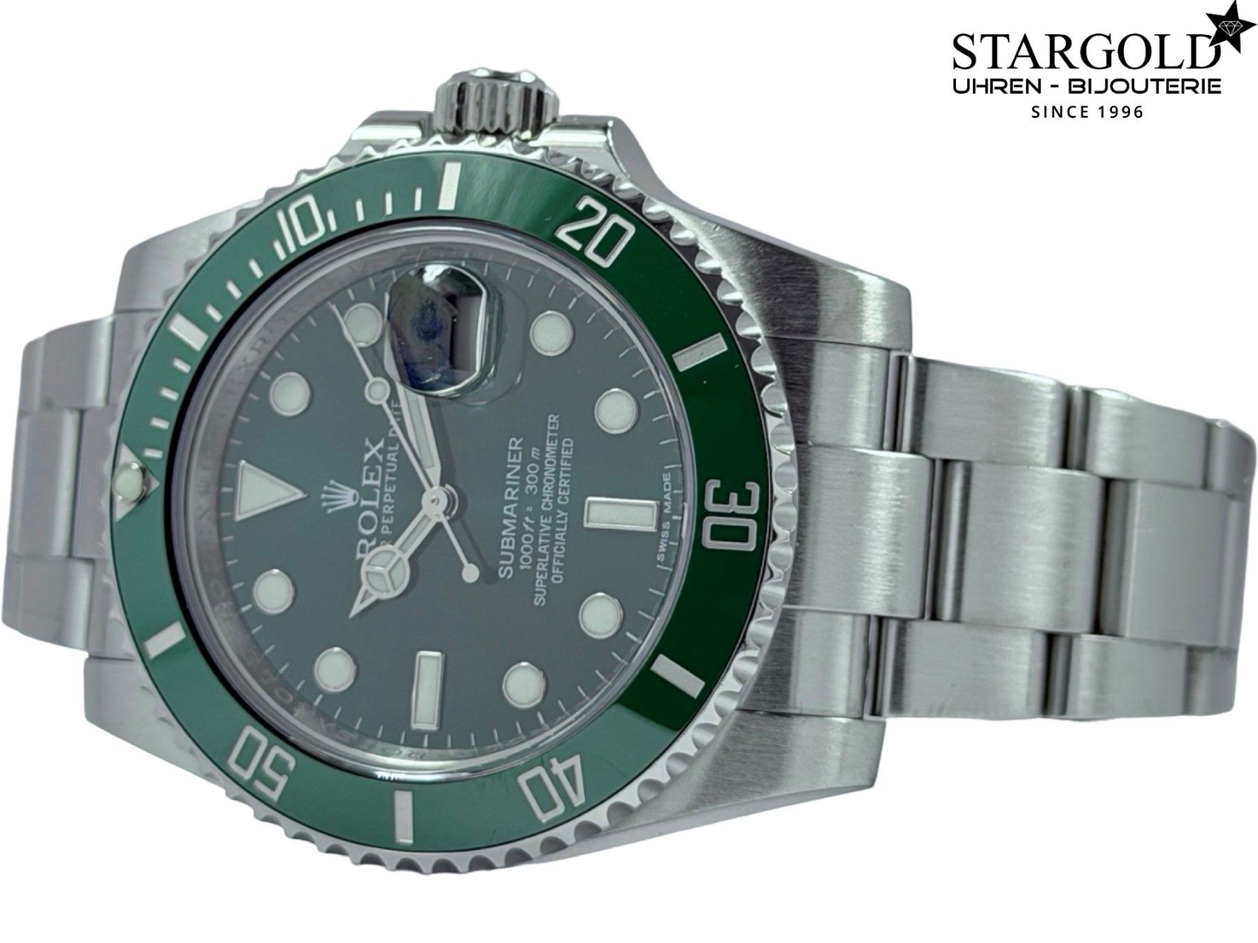Rolex Uhren: Rolex Submariner Date "Hulk" - 116610LV – Gebraucht aus Zürich von Stargold-Uhren 5