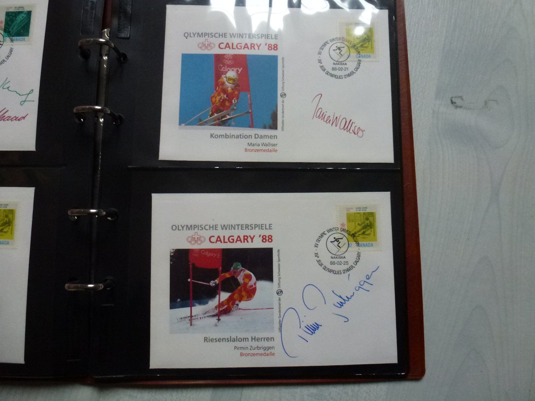 Tous les timbres: Top ++ Brief-Sammlung Olympische Winterspiele Calgary 1988 – D'occasion à Walkringen par Casablanca777 8
