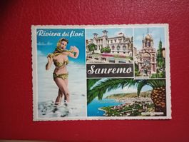 AK Italien Sanremo mehrbildrig mit Erotik 1982
