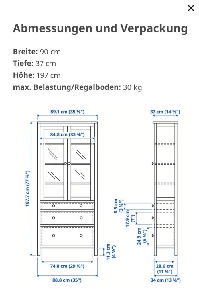 Vetrine: Vitrine hemnes ikea – Usato da Glattbrugg venduto da B_B 4
