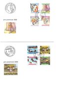 FDC - Enveloppes 1er jour - Pro Juventute - Lot 42