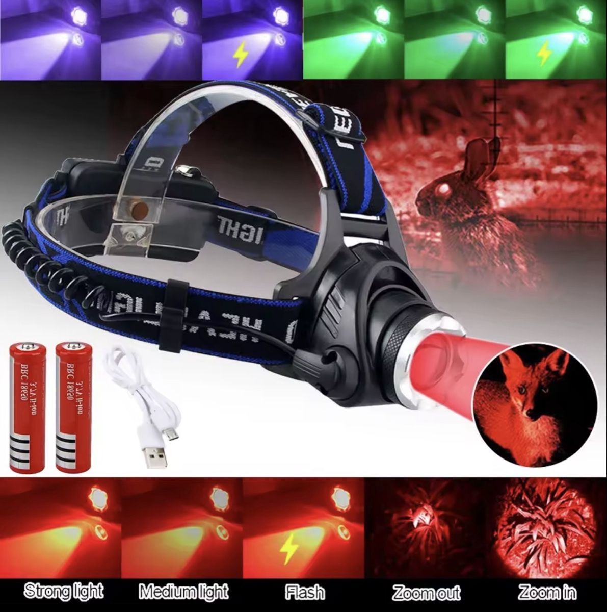 Lampade: Rotlicht - Stirnlampe - Taktisch – Usato da Uster venduto da noe_97ds 6