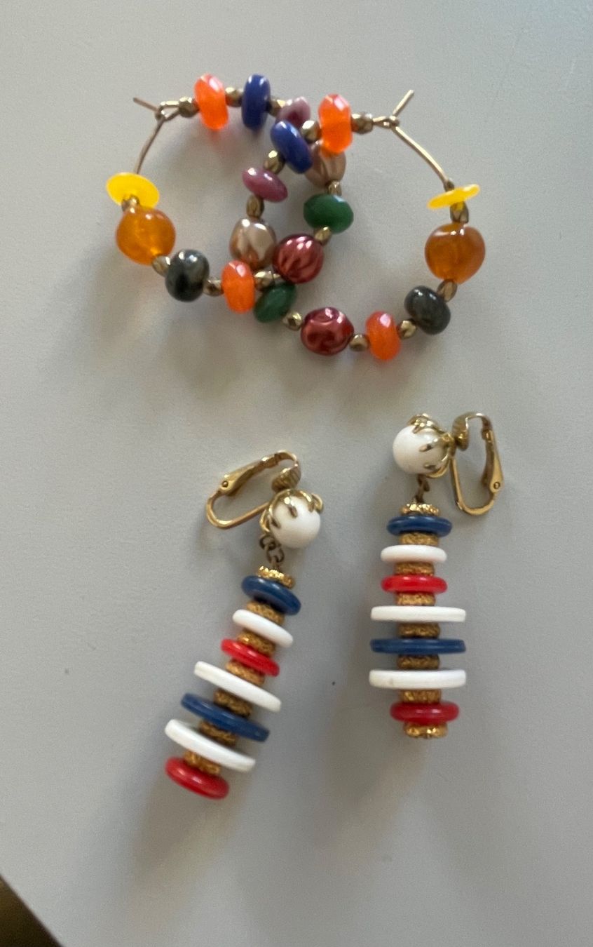 Orecchini pendenti & Orecchini a lobo: Modeschmuck Ohrringe und Ohrclips – Usato da Zürich venduto da Pudelkerne