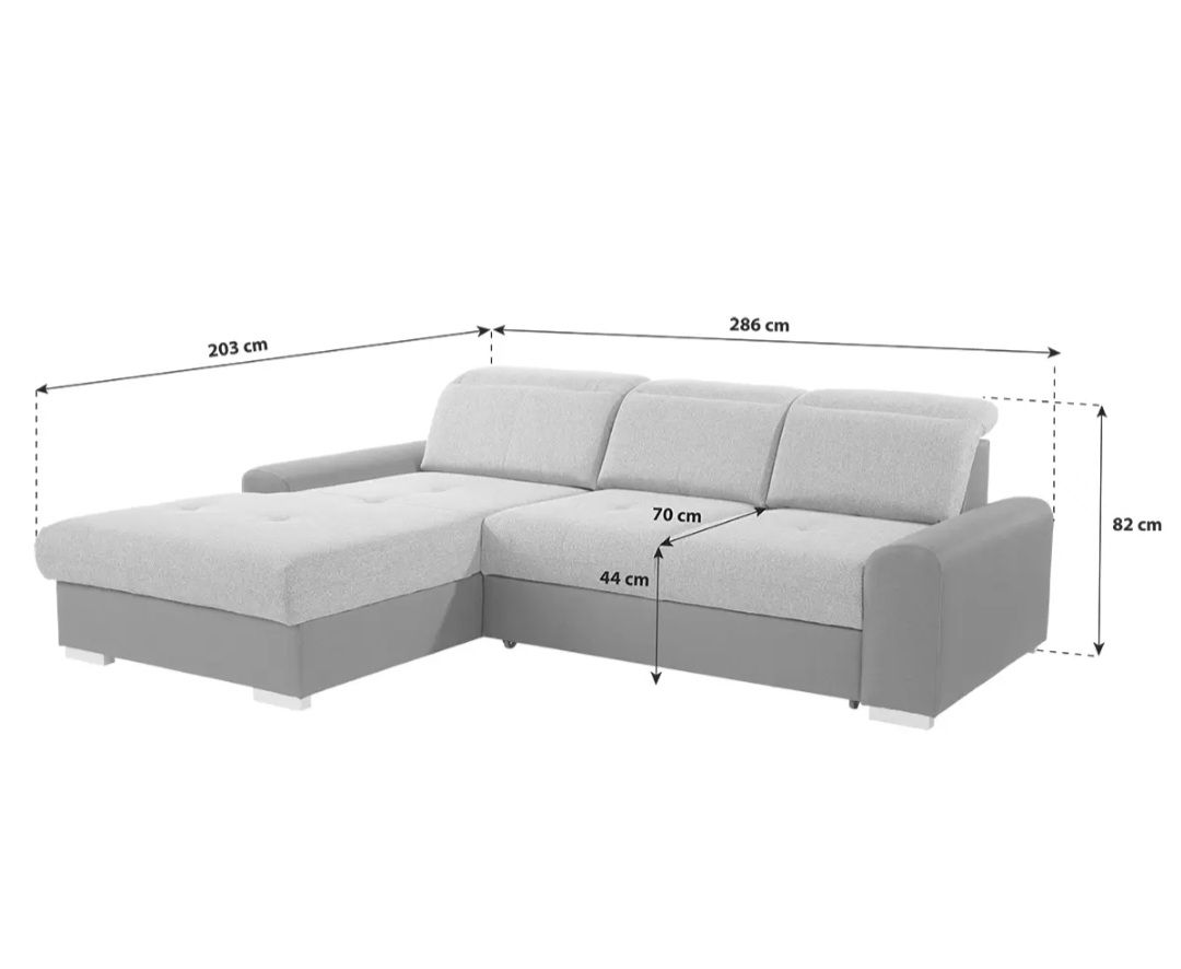 Divani: Ecksofa Grau NEU (ausgepackt) – Nuovo e nell'imballaggio originale da neuhausen am rheinfall venduto da Tadeuss 3