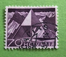 Nr.308 mit Stempel Triangulationspunkt Technik und Landschaf