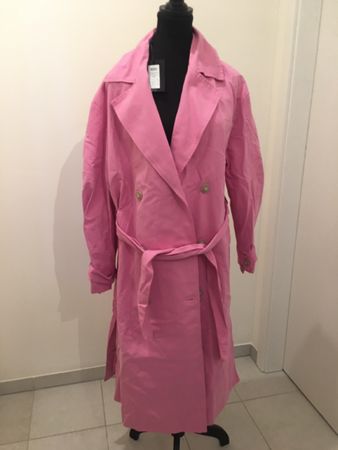 Rosa Trench Coat der Größe M - Neu 