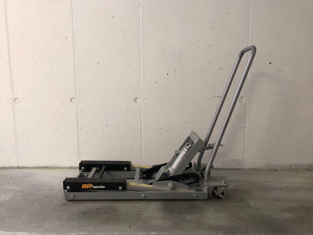Motorrad-Heber Vorderständer Für Gabel – Stahlrohr Ø 35 Mm, Inkl. 4 Rollen, Höhe 32 Cm