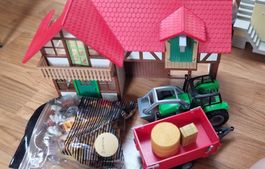 Bauernhof Playmobil mit Traktor 