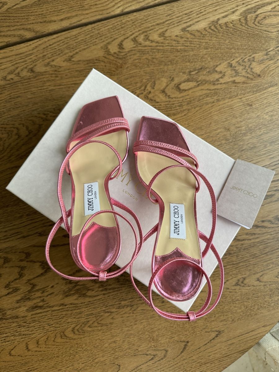 Jimmy Choo Damenschuhe: Jimmy Choo Pink Sandals - Size 39.5 – Gebraucht aus Zürich von zurich_230 1