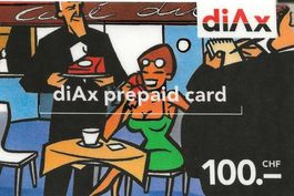 Taxcard CH diAx  prepaid card  Taxkarte Fr. 100.00 sehr gut
