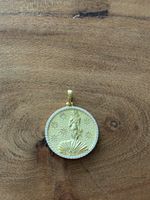 Anhänger Venus/Aphrodite 925 Sterling Silber,14K Gold Vermei