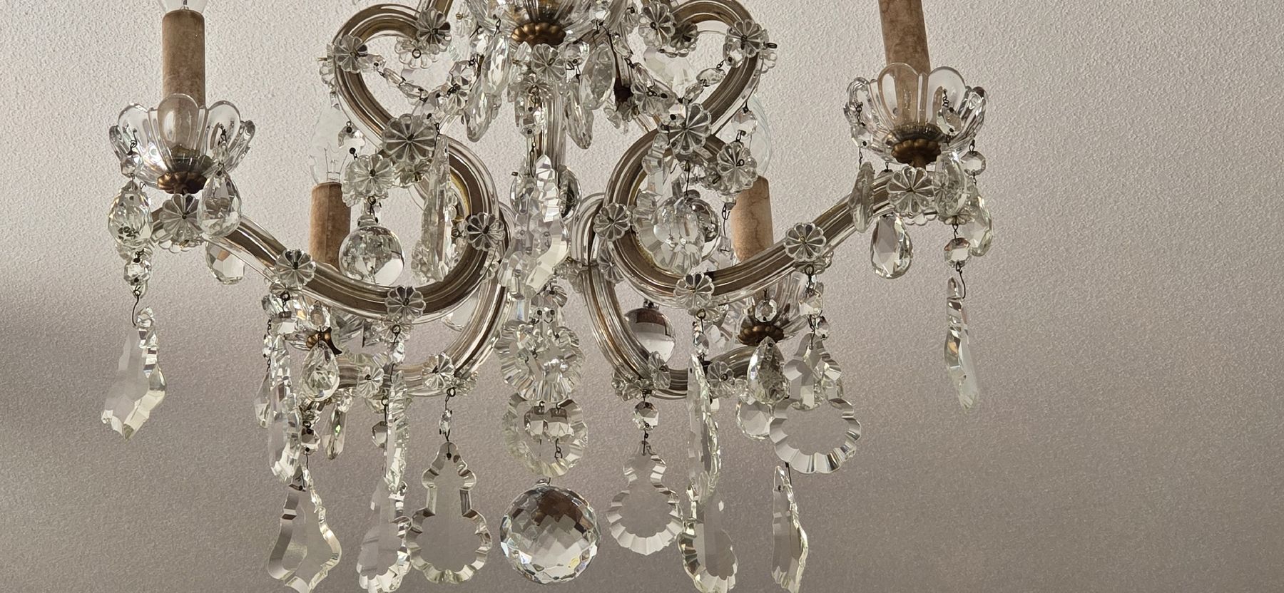 Lampadari & plafoniere: Wunderschöner Kristall Lüster, Kronleuchter Deckenlampe – Usato da Zürich venduto da Nadon79 1