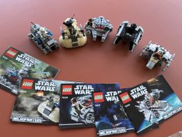 5 LEGO Star Wars Microfighters Set mit Anleitungen ab 1.-