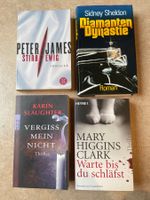 4 Thriller Romane S.Sheldon, K.Slaughter, P.James,M. Higgins