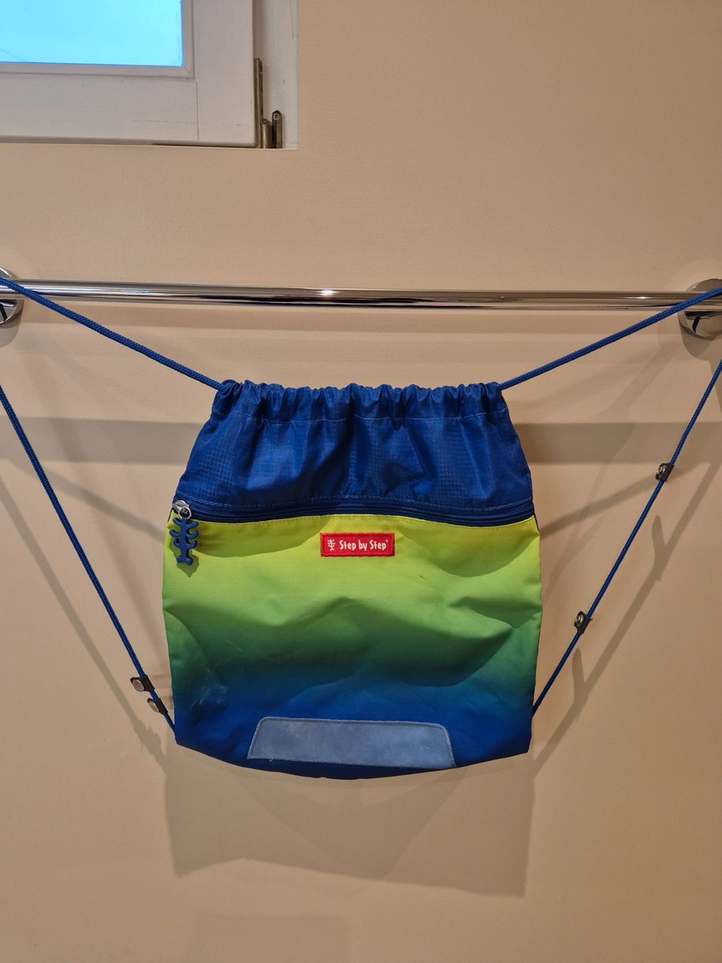 Step by Step Kindertaschen: Step by Step Turnbeutel blau/grün – Gebraucht aus Dietikon von grafad