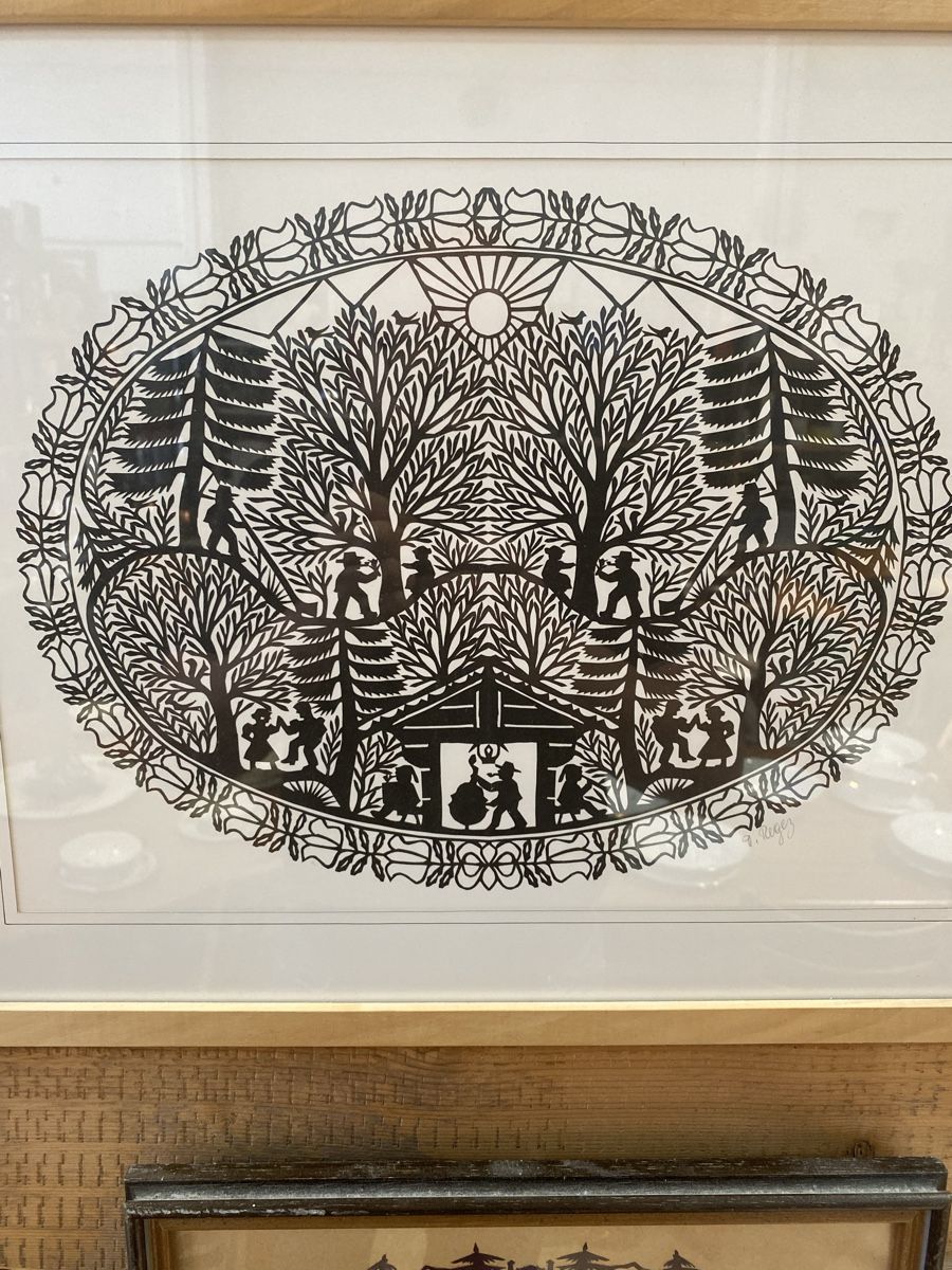Gemälde: Découpage David Regez  – Gebraucht aus Marly von Tchatcho01 1