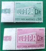 Briefmarken aus San Marino 1969 Europa – Tempel UNGESTEMPELT