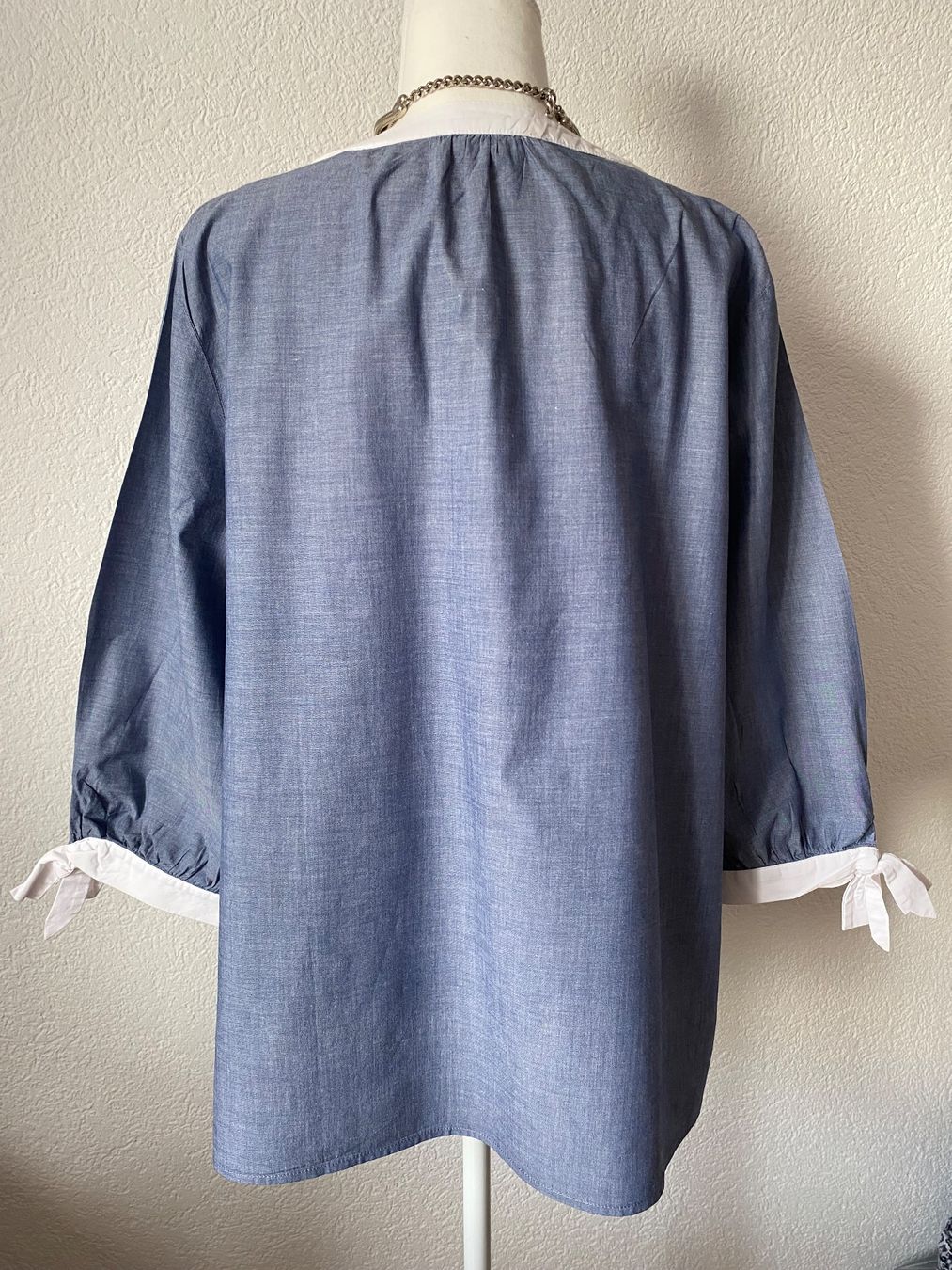 Tommy Hilfiger Camicette: Tommy Hilfiger Bluse aus Baumwolle Grösse XL – Usato da Oberwil BL venduto da Leni-Mischi 1