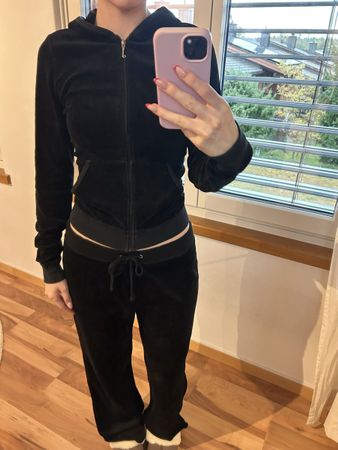 vintage juicy couture FULL tracksuit black  