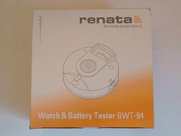RENATA Uhr und Batterie BWT-94 Watch and Battery Tester NEU