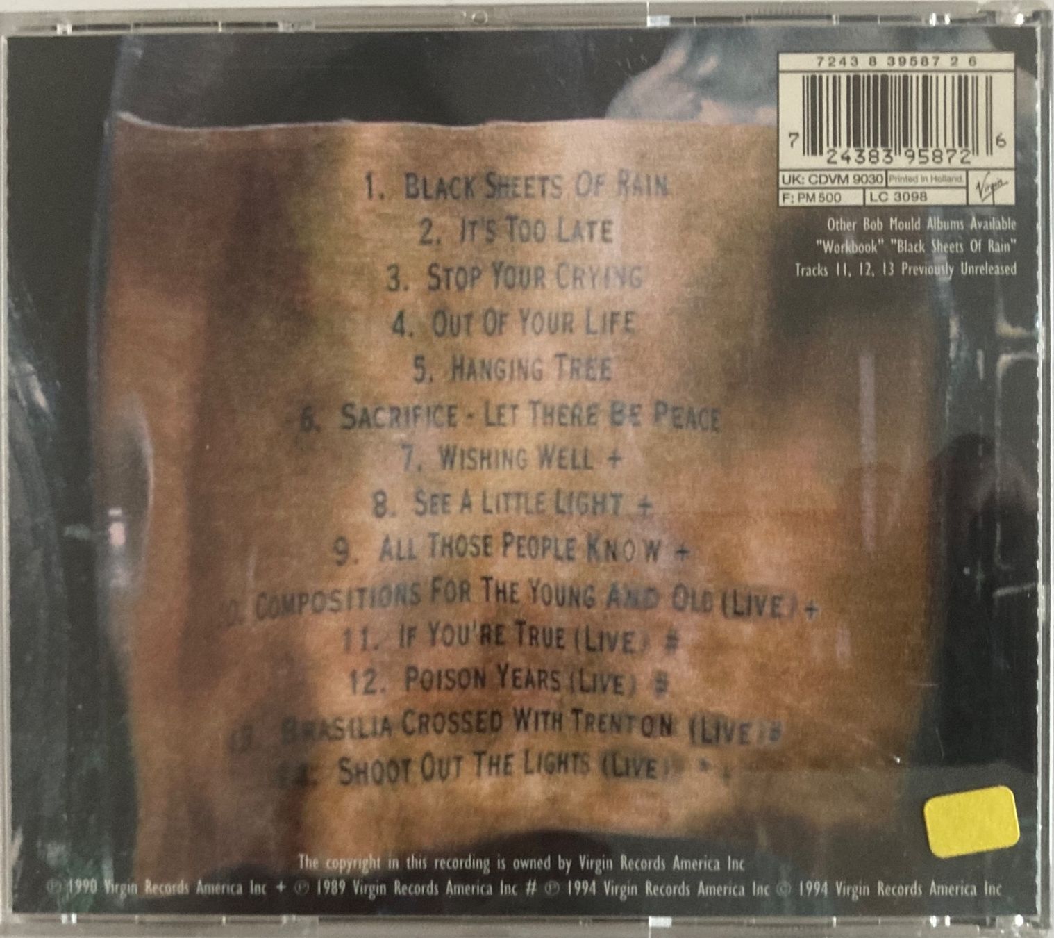 CD: HÜSKER DÜ / BOB MOULD - POISON YEARS – Usato da Poliez-Pittet venduto da Newtown-Records 1