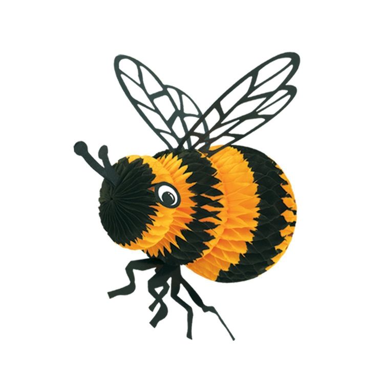 Mohito 45-teiliges Mini-Bienen-Dekoset - Mit Häkelblumen, Für DIY, Kostüme, Party-Deko, Aus Wollfilz
