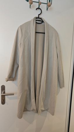 Zara Wildledermantel beige Grösse S