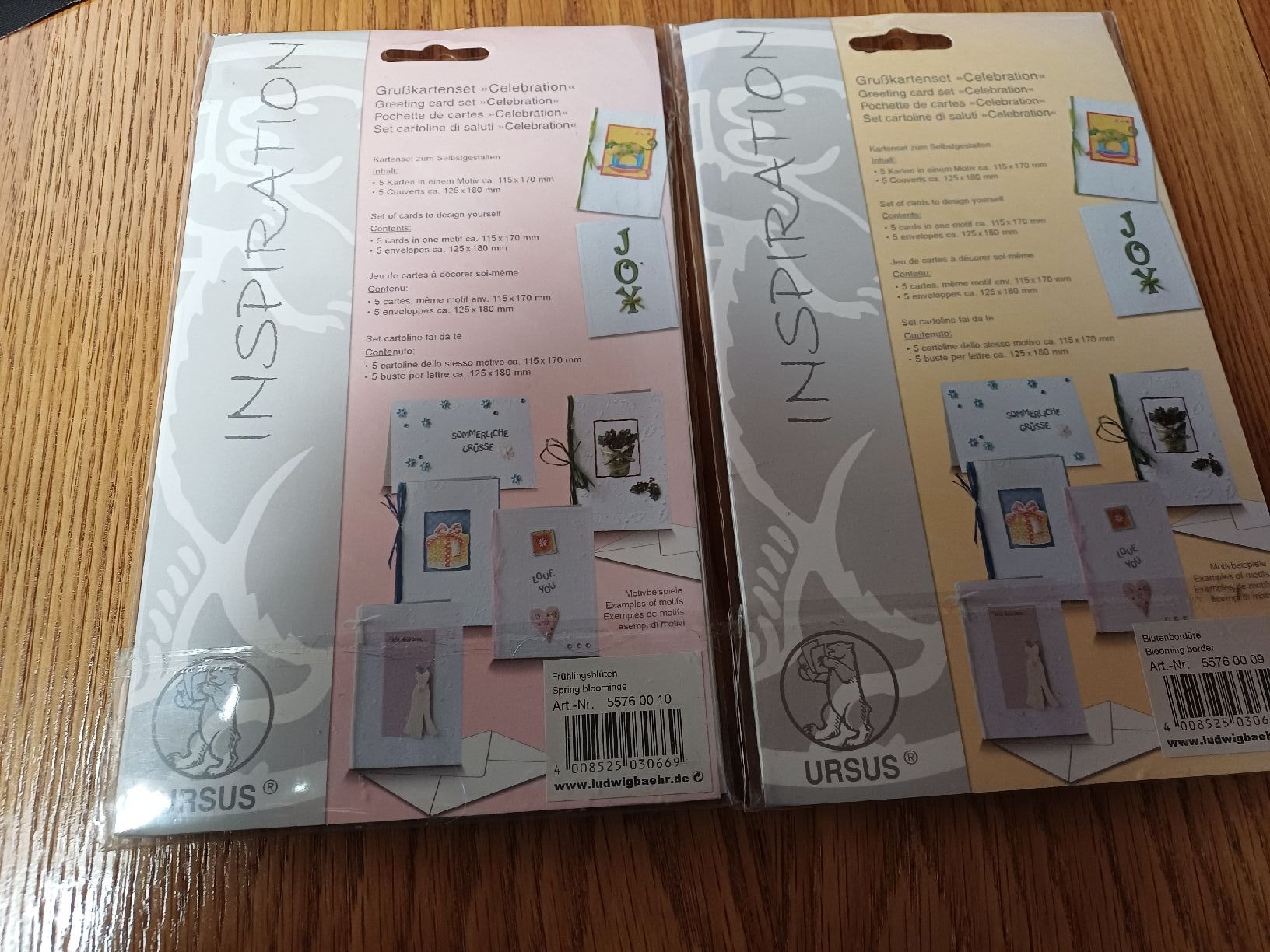 Cartes: 2 Pack Gestaltungskarten – Neuf avec emballage d'origine à Gächliwil par lesidees 3