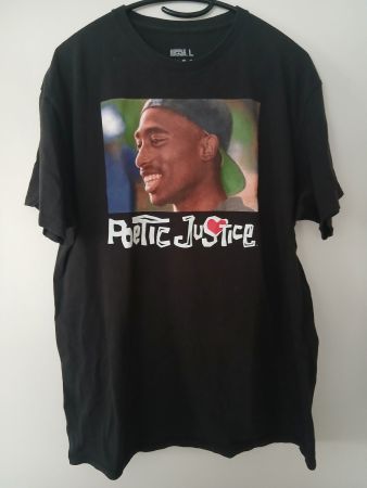 2Pac Poetic Justice T-Shirt, Grösse L, Top vintage