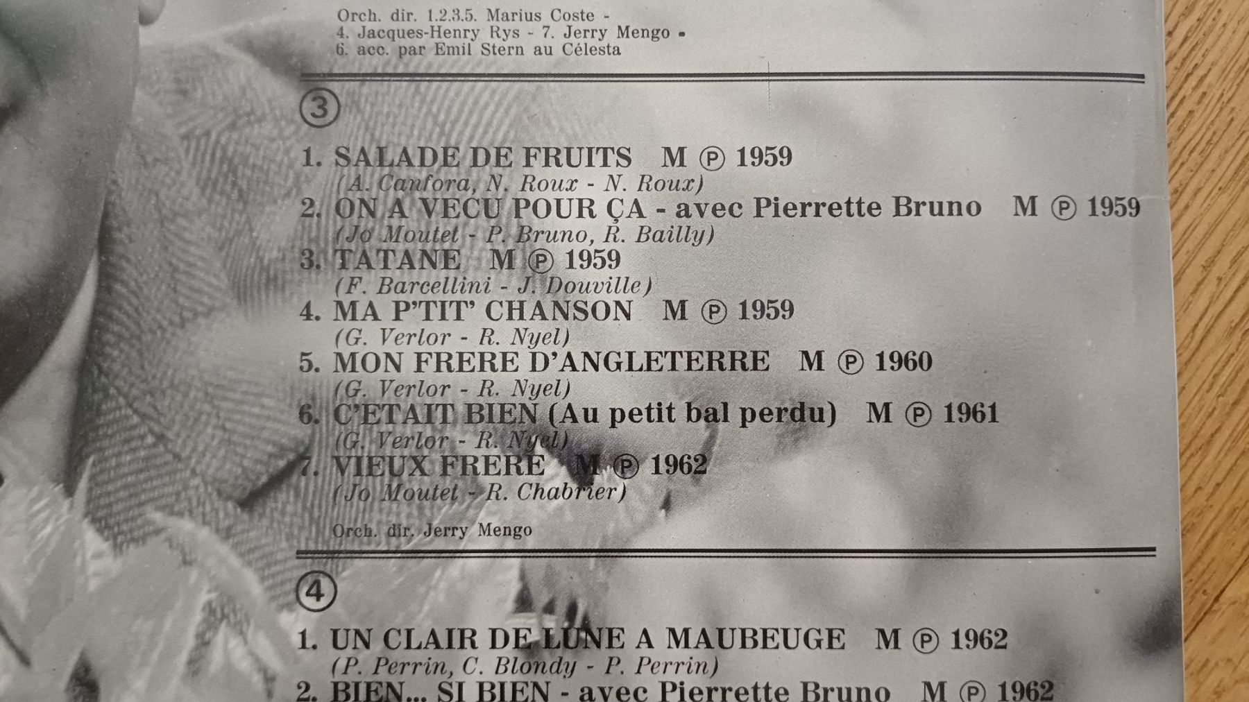 Vinyles: Lot de 4 LP de Bourvil – D'occasion à Genève par njia 5