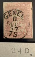 SCHWEIZER BRIEFMARKE STRUBEL
