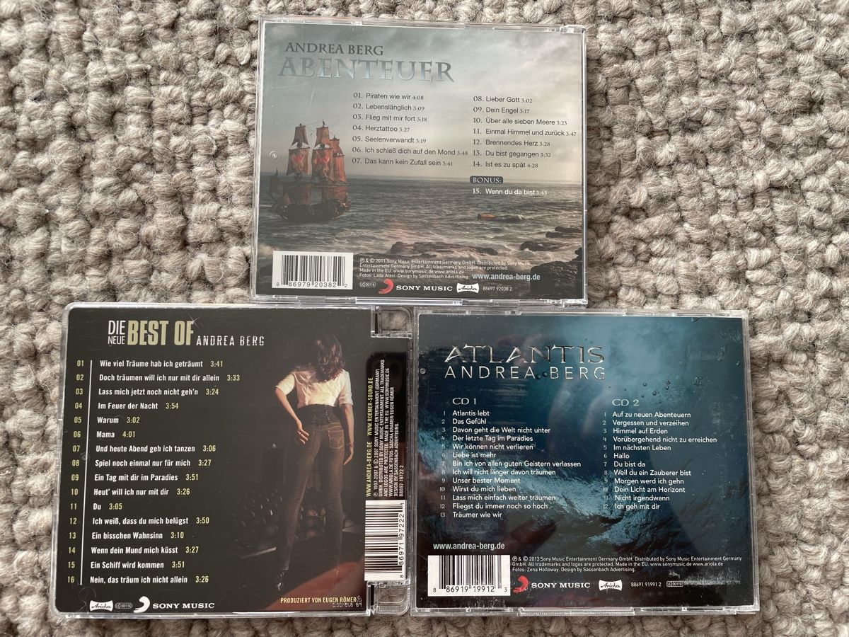 CD: 3x Andrea Berg – Nuovo (secondo la descrizione) da Reinach AG venduto da trigger7811 1