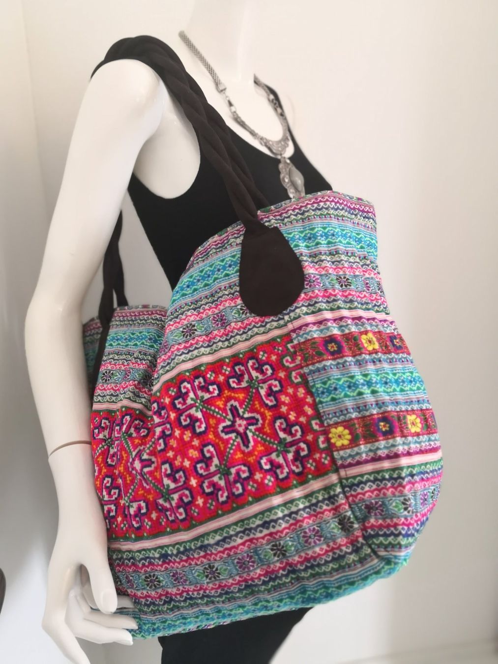 Borse da donna: 🤩BOHO-CHIC HANDGEMACHTE ETHNO PATCHWORK XXL TASCHE NEU – Nuovo (secondo la descrizione) da Olten venduto da Naja-Twins-Twins 2
