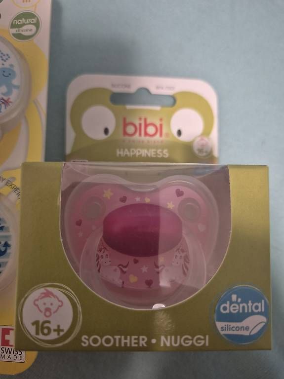 Succhiotti & catenelle porta ciuccio: 3 lolettes Bibi neuves  – Usato da marly venduto da Leg_chipie21