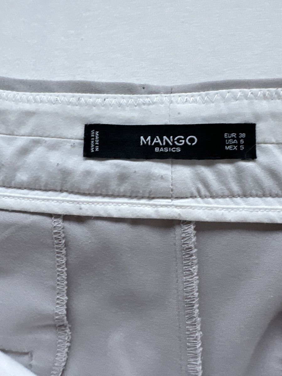 Mango Pantaloni: Elegante Mango Stoffhose hellgrau Gr. 38 – Usato da Chur venduto da Renibe 6