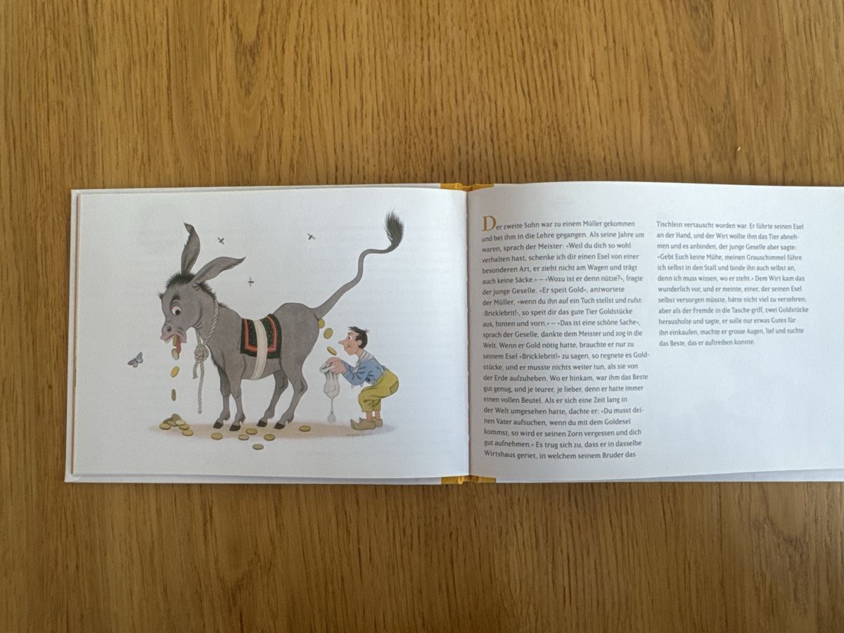 Bücher: Märchenbuch Tischlein deck dich Brüder Grimm – Gebraucht aus Zuerich von Rufab 2