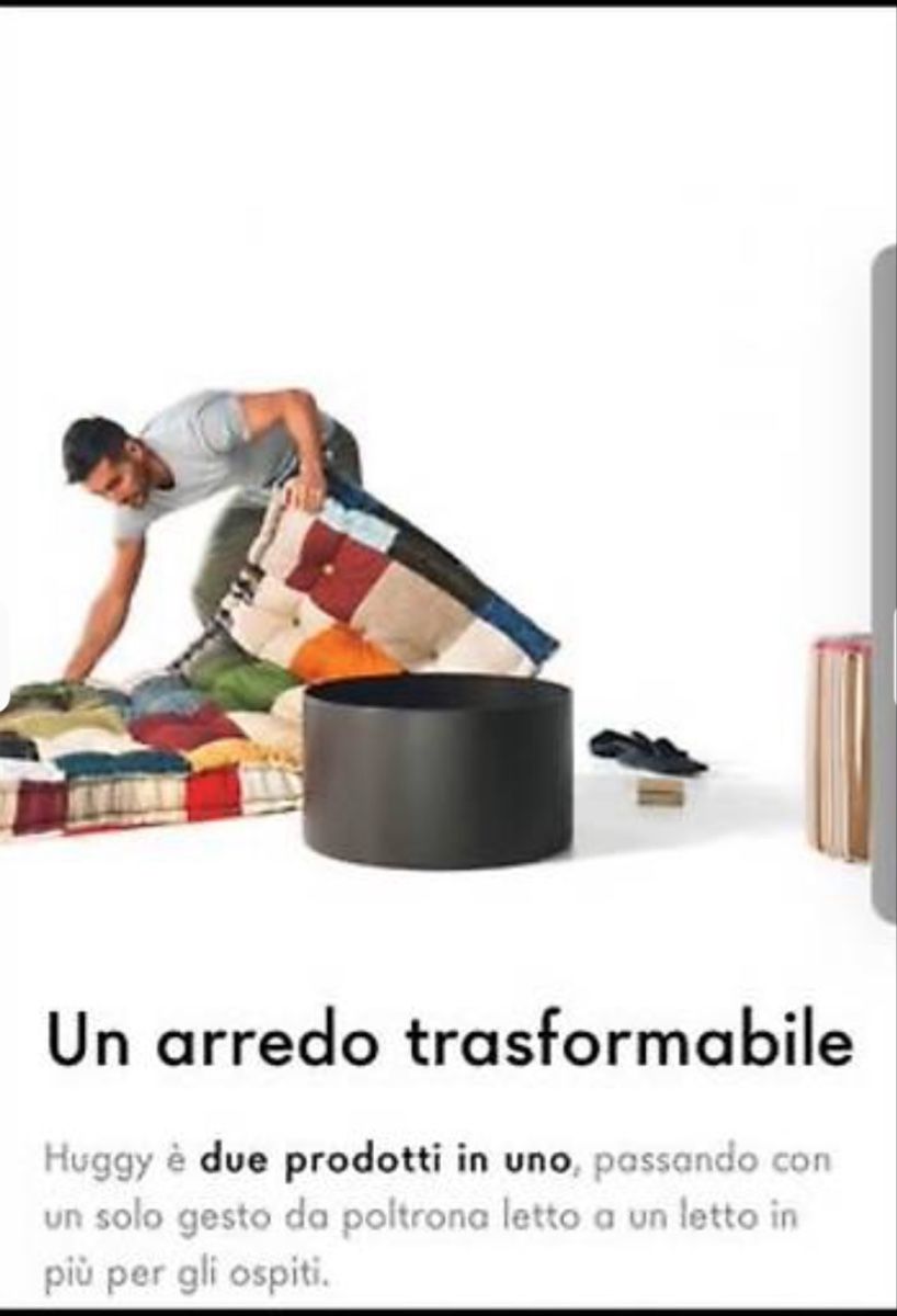 Poltrone: Convertible Patchwork Armchair & Ottoman Set – Usato da Zürich venduto da Sonikasantos 1