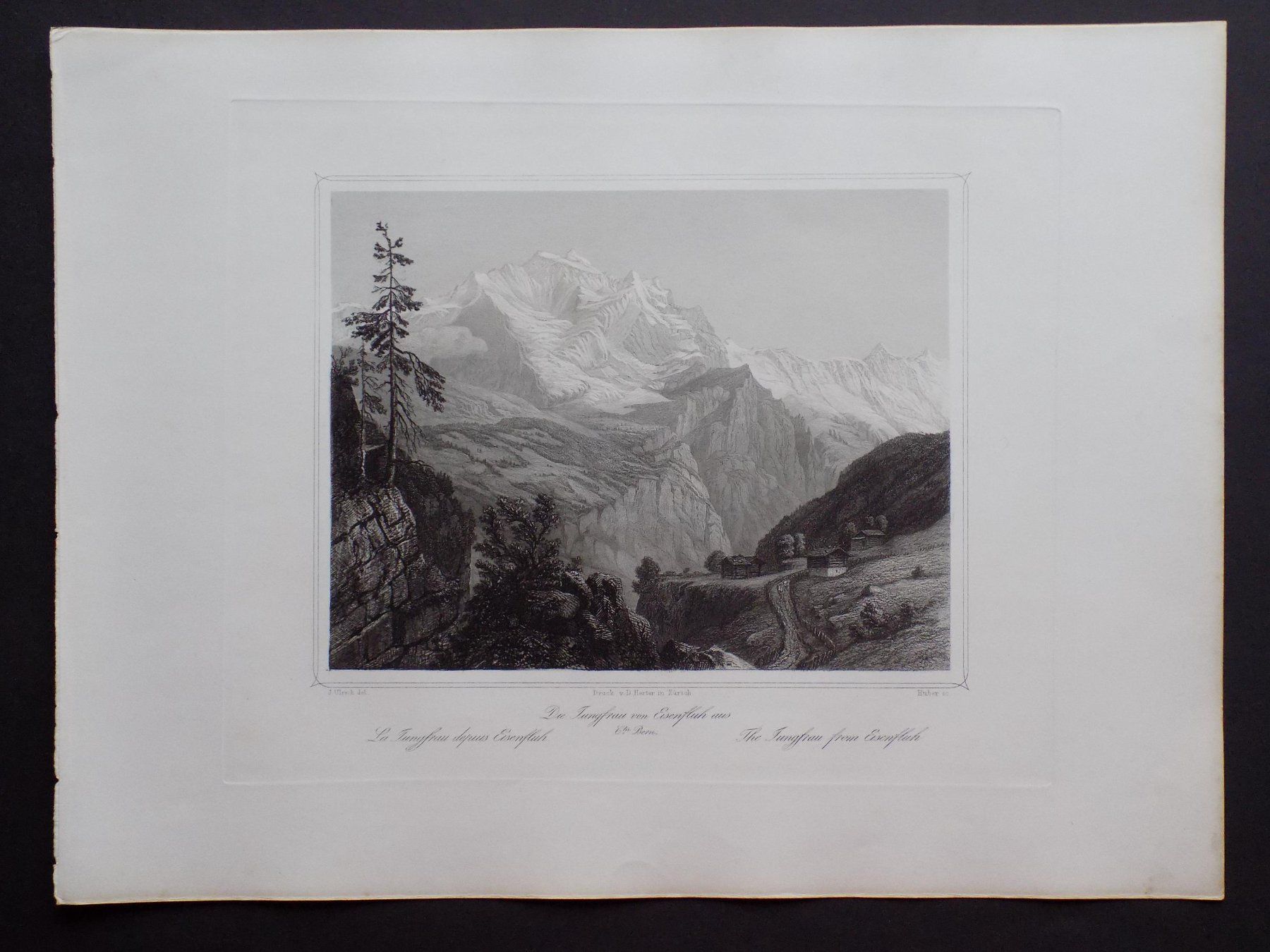 Incisioni: Die Jungfrau von Eisenfluh aus – Usato da Risch venduto da Rischli15
