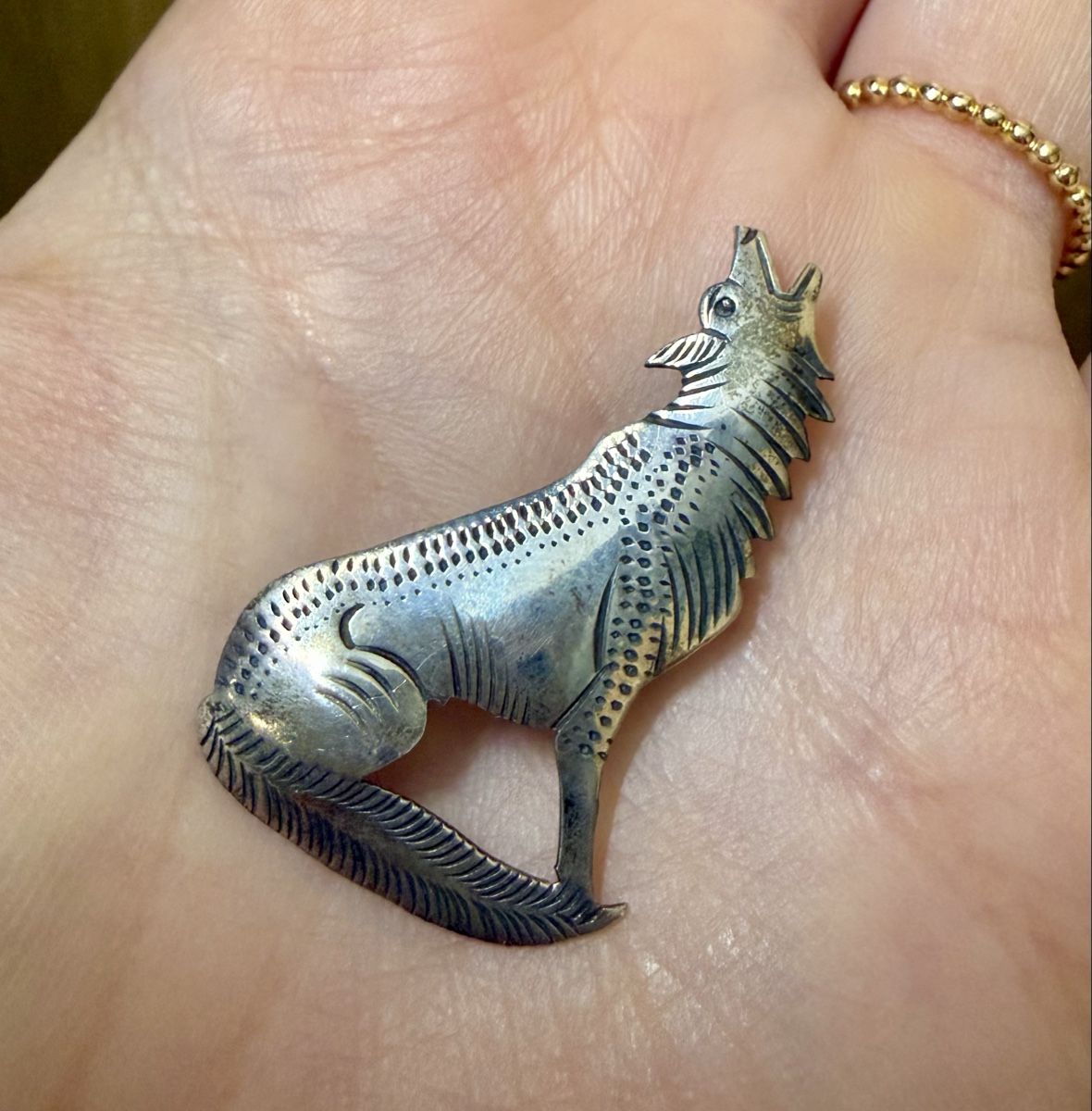 Spille & Fermagli: Antike Wolf Brosche Silber – Usato da Bottmingen venduto da Itsclaire