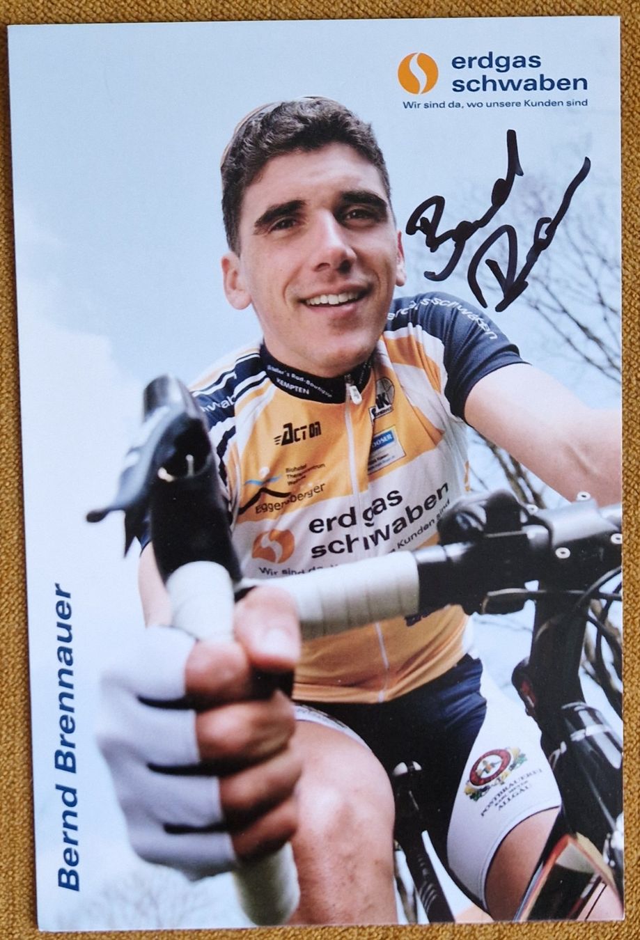 Autografi: Bernd Brennauer - Radsport - handsigniert – Usato da Menziken venduto da Autogramme