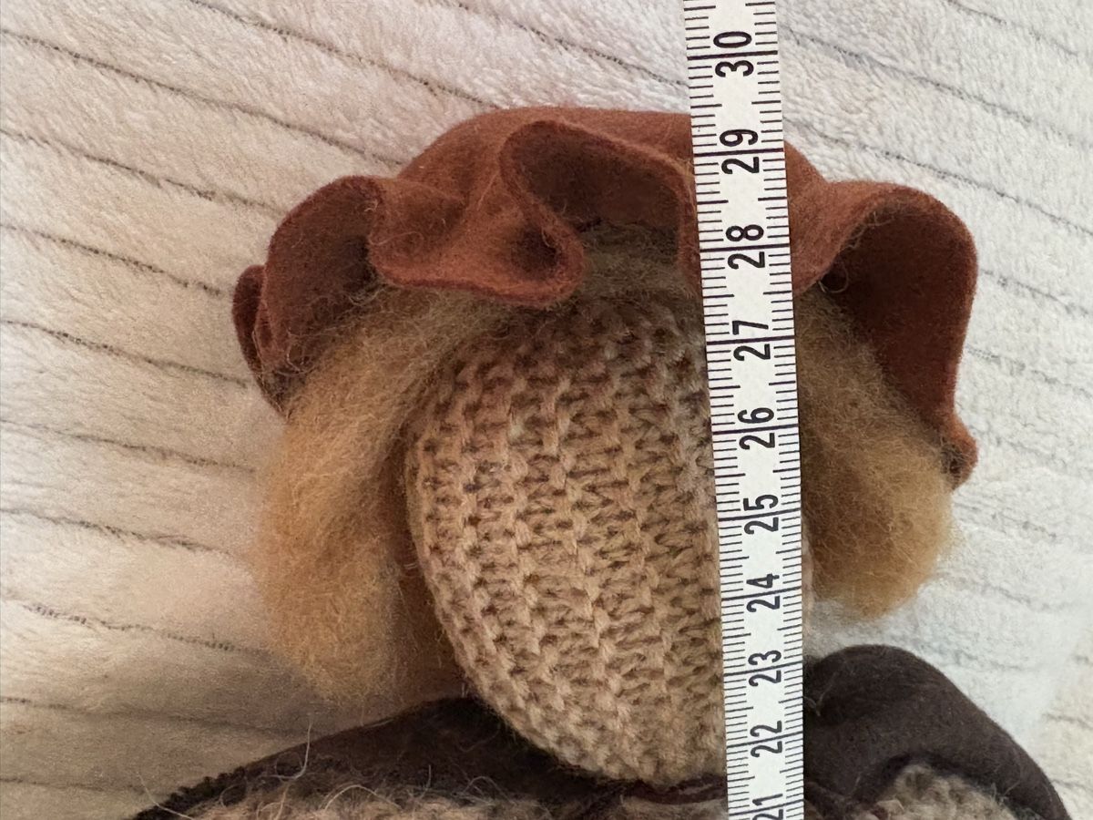 Bambole: Strick Puppe Hirte mit Lamm / Handarbeit – Usato da Rümlang venduto da euqinom16 3
