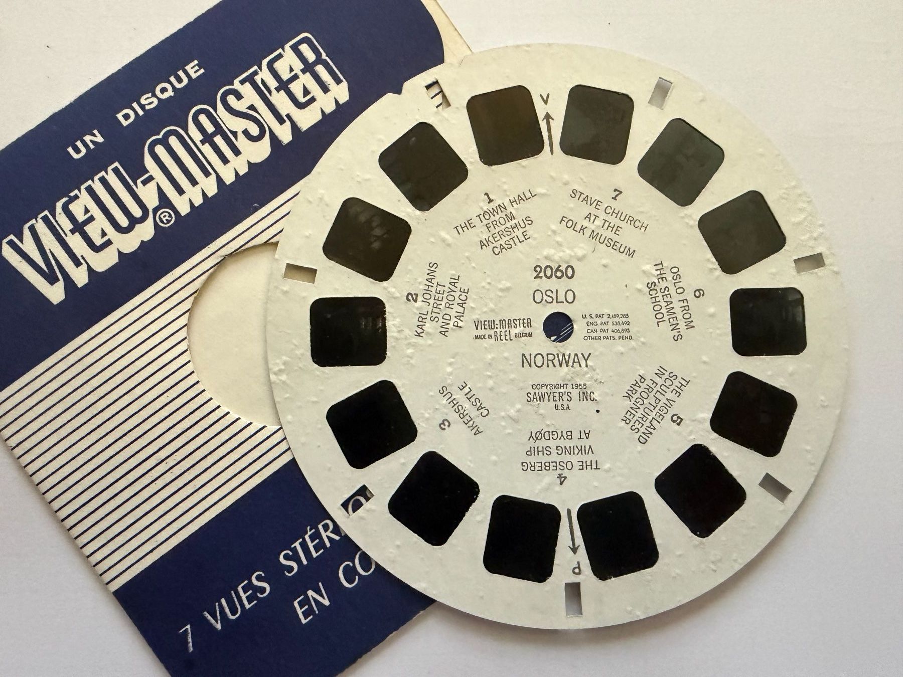 View-master Giocattoli: View-Master 3D: Nr. 2060  OSLO Norway – Usato da Tegerfelden venduto da siebenmacky 2